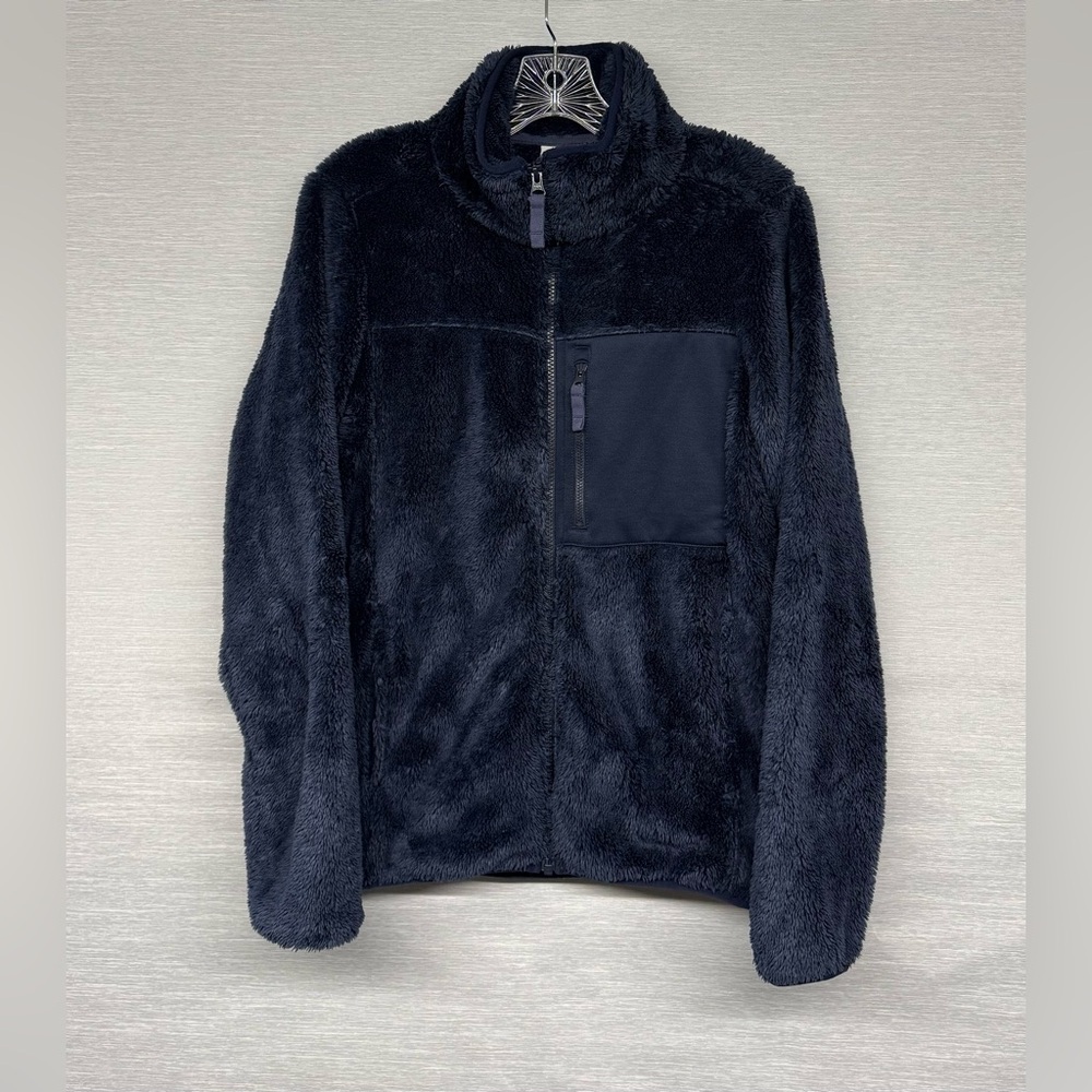 Women’s Columbia Thermo Fleece Zip Up Jacket - Size Medium - Navy Blue